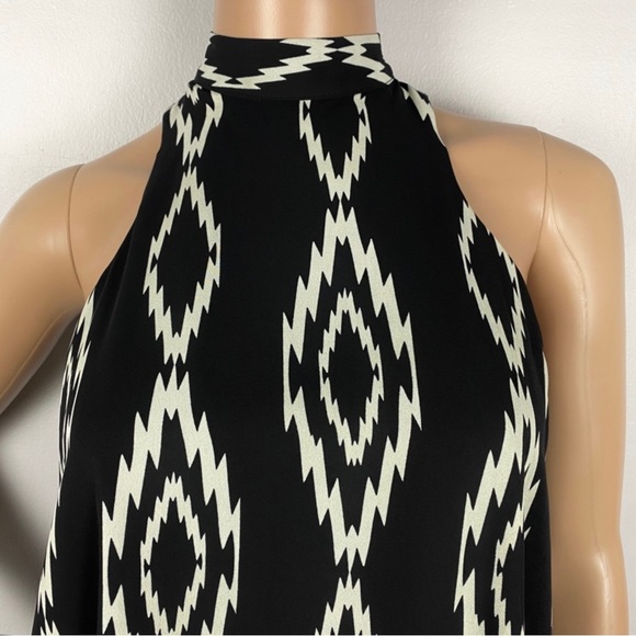 NEW SHOW ME YOUR MUMU BLACK TRIBAL PRINT MINI DRESS - Picture 3 of 6